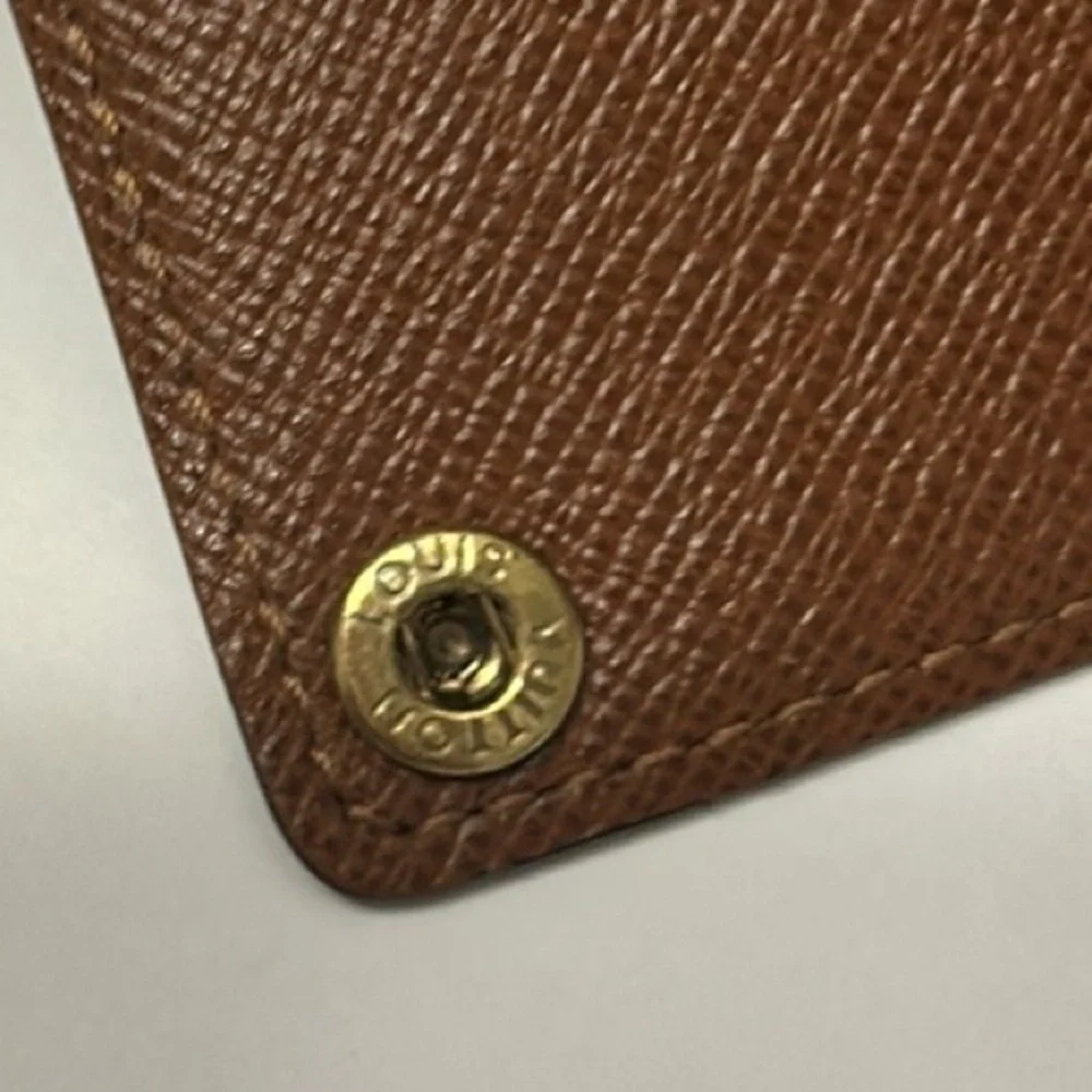 Authentic! Louis Vuitton Monogram Porte Cartas Pression Card Holder (7) - Picture 11 of 12